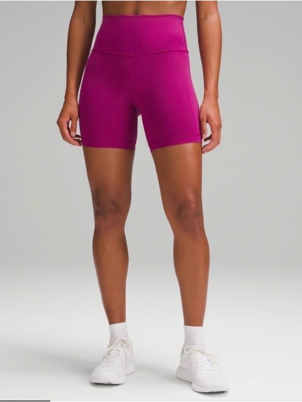 Lululemon Wunder Train High-Rise 6” Shorts Magenta Purple Size 6